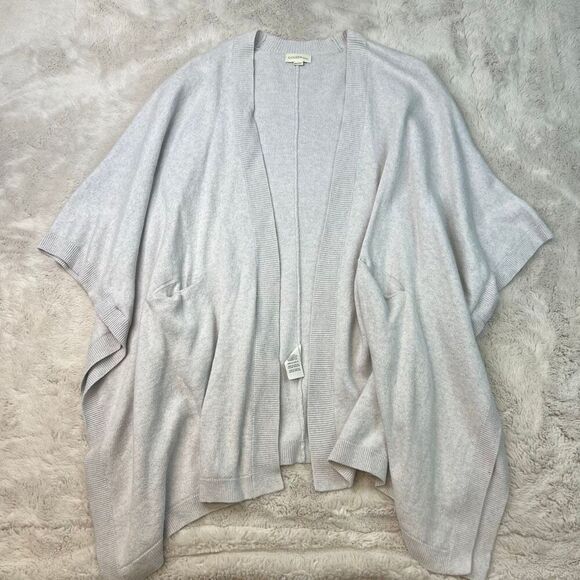 ARITZIA GOLDEN BY TNA Grey Knit Cardigan Kimono XXS/XS Sweater Wool Alpaca Blend - Picture 2 of 12